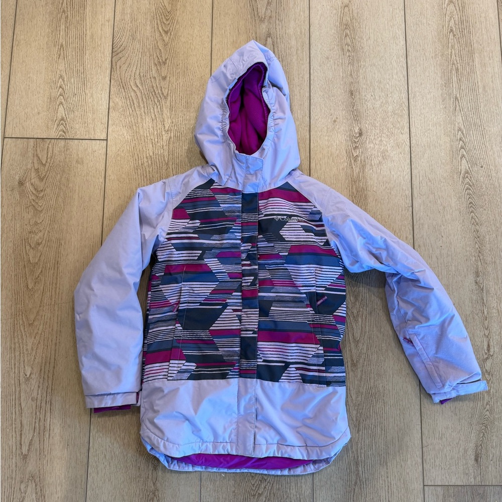 Columbia Purple and Pink Omni-Heat Jacket